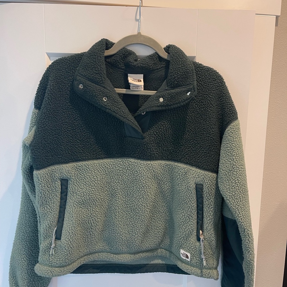 The North Face Dark Green Fleece Jacket